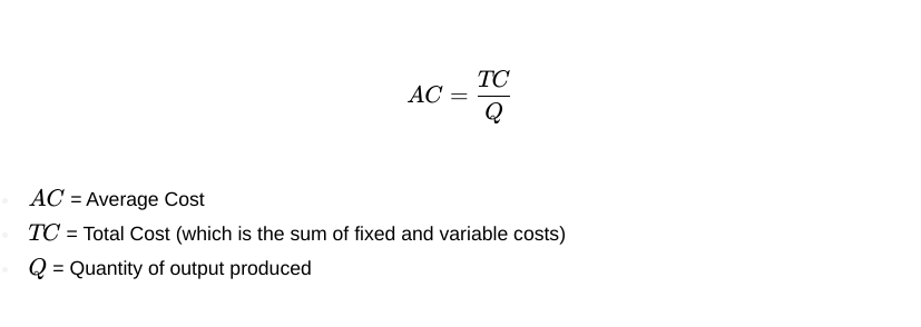 average cost-min